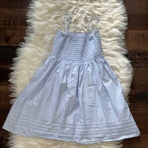 Light Blue Gingham AE Dress